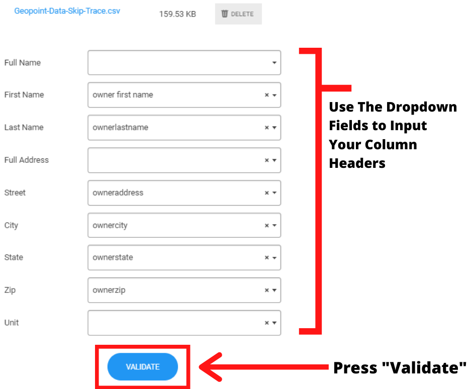 Skip Trace Automation | Geopoint Data